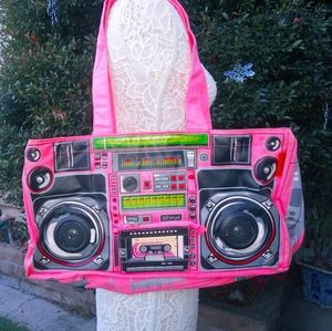 Parcel boom box speaker bag